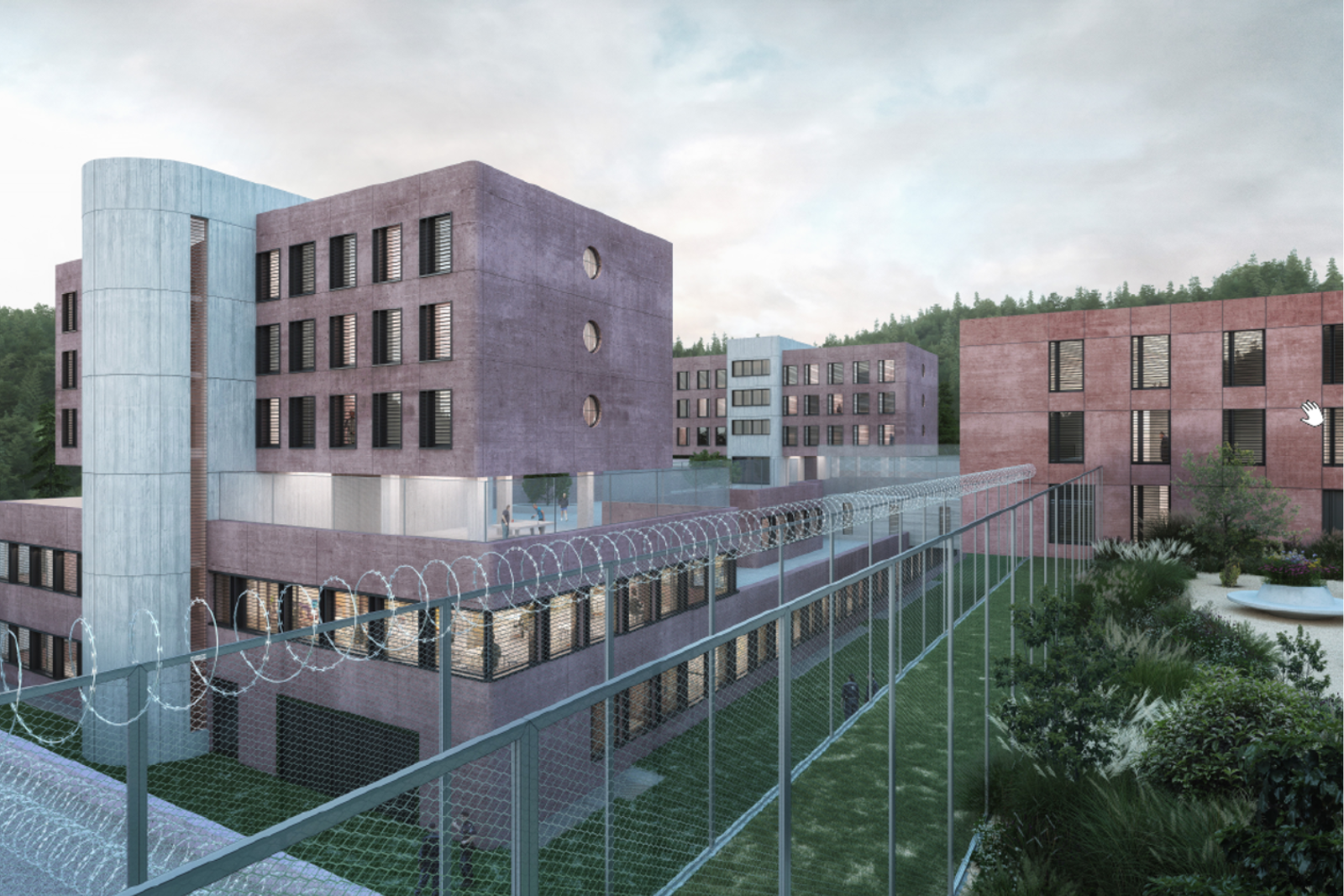Neubau Justizvollzugsanstalt Bostadel, Menzingen